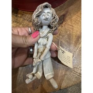 Dino Bencini Golfer Ceramic Italian Figurine SIGNED 5"